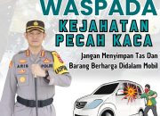 Polresta Kendari Imbau Warga Waspada Kasus Pencurian Modus Pecah Kaca Mobil