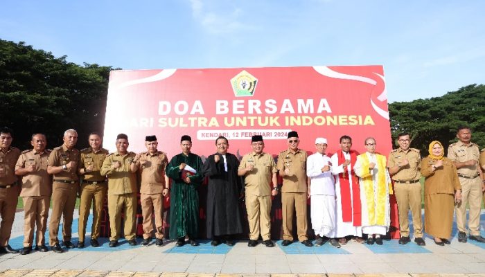 Pemprov Sultra Gelar Doa Bersama Untuk Indonesia dan Pemilu Damai 2024