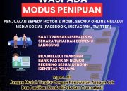 Polresta Kendari Himbau Masyarakat Waspada Terhadap Penipuan Penjualan Kendaraan Melalui Media Sosial