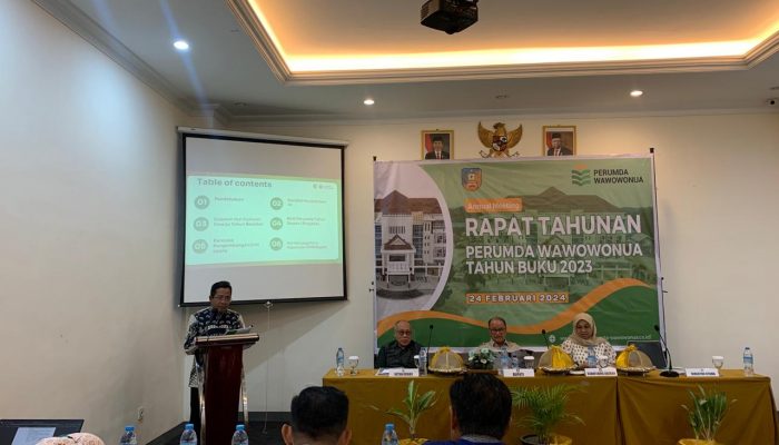 Perumda Wawowonua Konawe Selatan Gelar Rapat Tahunan  untuk Tahun Buku 2023