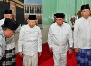 Sholat Tarawih di Masjid Raya Al-Kautsar, Wapres Ma’ruf Amin “Puasa Itu Spesial”