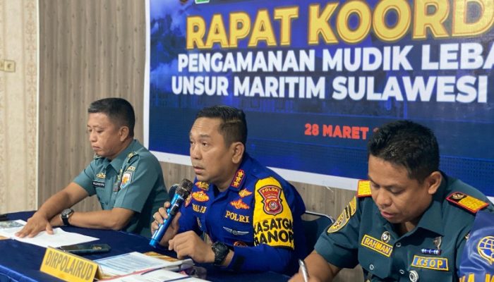 Dit Polairud Gelar Rapat Koordinasi Terkait Pengamanan Arus Mudik dan Balik Lebaran 2024 di Sultra