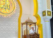 Sambut Ramadhan, Bupati Koltim Tarawih Pertama di Mesjid Jabal Nur
