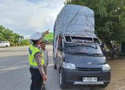 Satgas Gakkum Operasi Keselamatan Anoa Tertibkan Kendaraan OverLoad