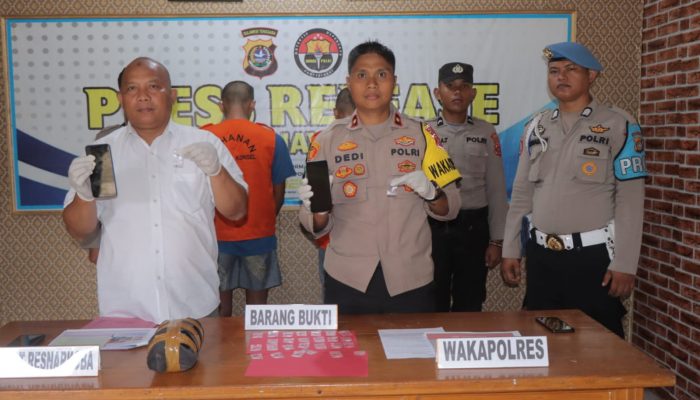 Polres Konsel Tangkap Dua Pengedar Narkoba di Tinanggea, Amankan Barang Bukti Sabu 11,92 Gram