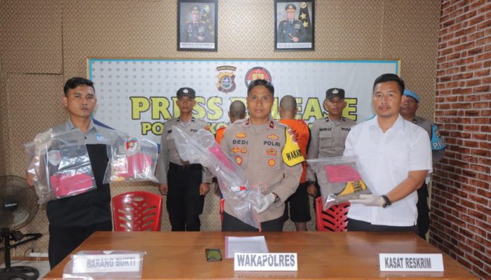 Dua Pelaku Penganiaya Anggota Polri Diringkus Polres Konsel