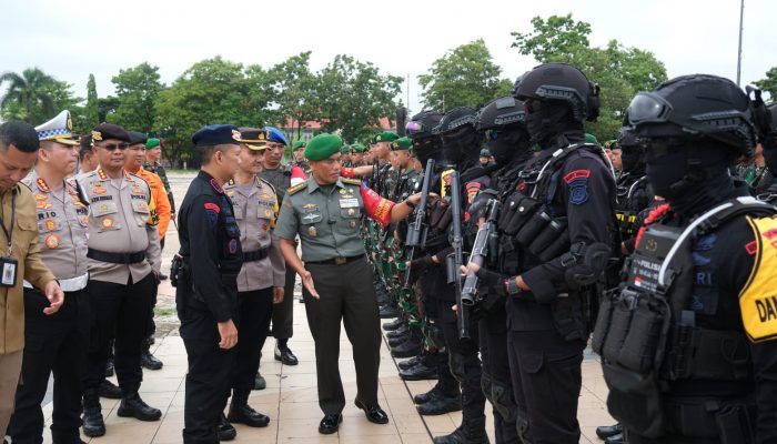 Personel TNI-Polri Siap Amankan Kedatangan Wakil Presiden RI di Sultra