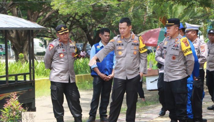 Pastikan Keamanan Saat Libur Lebaran, Kapolresta Kendari Cek Sejumlah Tempat Wisata