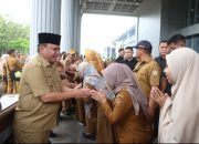 Pasca Cuti Bersama Lebaran, Pemprov Sultra Gelar Apel Pagi dan Halal Bihalal