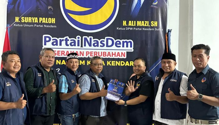 SKI Ambil Formulir Calon Wali Kota Kendari di Partai Nasdem