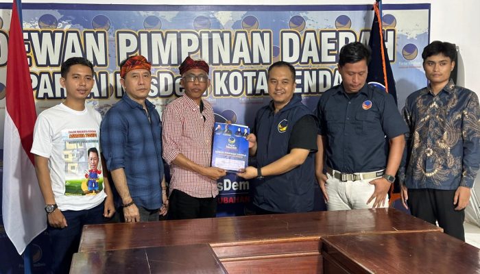 Maju Pilwali Kendari, Asmawa Tosepu Daftar di Partai Nasdem