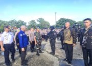 TNI Polri Gelar Pasukan Jaga Kunjungan Presiden Joko Widodo di Sultra