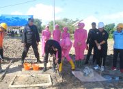 Peletakan Batu Pertama Pembangunan Kolam Renang Standar Internasional di Brimob Polda Sultra