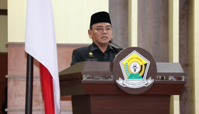 Pj Gubernur Hadiri Paripurna DPRD Sultra, Agenda Pertanggungjawabkan APBD TA 2023