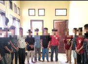 Hendak Tawuran Belasan Remaja Diamankan, Polisi Sita Barang Bukti Busur