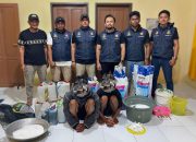 Ditpolairud Polda Sultra Tangkap Dua Nelayan Peracik Bom Ikan di Kolaka