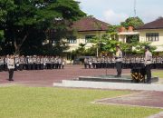 Polda Sultra Gelar Apel Pergeseran Pasukan