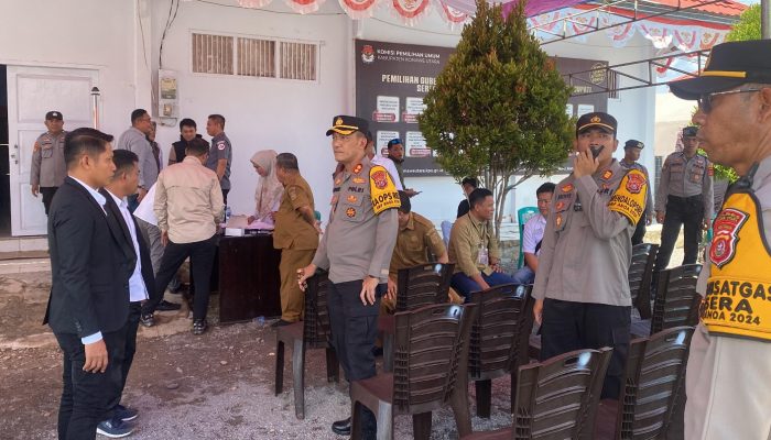 Pleno Hasil Pilkada di KPU, Kapolres Konut Cek Kesiapan Personel Pastikan Kamtibmas Kondusif
