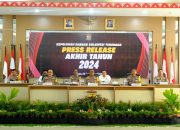 Polda Sultra Gelar Press Release Akhir Tahun 2024, Ungkap Capaian dan Tantangan Tugas