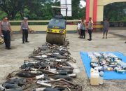 Polres Konawe Gelar Rilis Capaian Kinerja Selama 2024 dan Pemusnahan Barang Bukti Hasil Penindakan