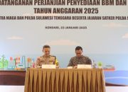 Dukung Operasional Polda Sultra dan Pertamina Patra Niaga Jalin Kerja Sama Penyediaan BBM dan Pelumas