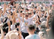 Tumpah Ruah Masyarakat Koltim Ramaikan Color Run di Ladongi