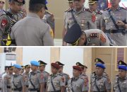 Kapolda Sultra Pimpin Sertijab Sejumlah Pejabat Utama dan Kapolres