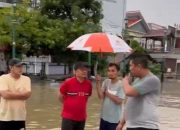 Pj Walikota Kendari Tinjau Beberapa Titik Lokasi Banjir di Kota Kendari