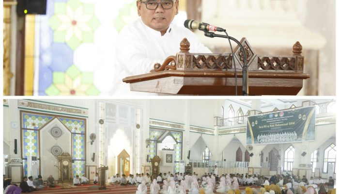 Peringatan Isra Mikraj 1446 H , Pj Gubernur Sultra: Teguhkan Kembali Komitmen Moral Kita