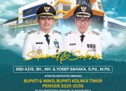 Hari Ini, Koltim Resmi Dinahkodai Abd Azis-Yosep Sahaka
