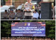 Polda Sultra Gelar Apel Pasukan Operasi Keselamatan Anoa 2025