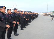 374 Personil Gabungan BKO Diberangkatkan ke  Buton Tengah