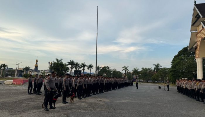 Polda Sultra Kawal  May Day: Aksi Unras Buruh Berlangsung Damai