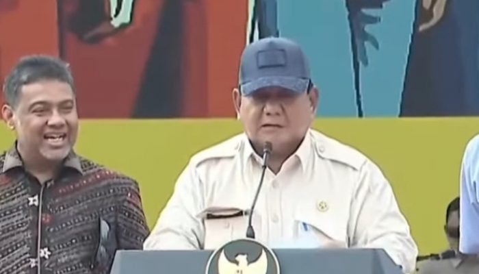 Depan Ribuan Buruh di Monas, Prabowo : “Hentikan Maling Uang Rakyat!”