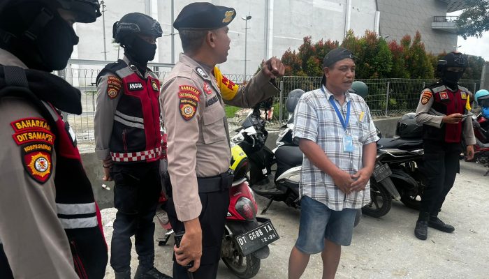 Dua Juru Parkir Liar Yang Meresahkan Warga Kendari Diamankan Tim Satgas Preventif Ops Pekat Anoa 2025
